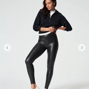 SPANX Leather look leggings